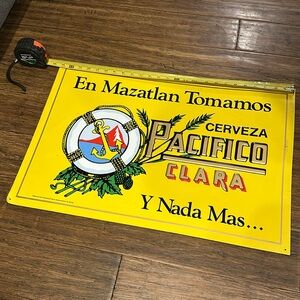 Metal Pacifico sign